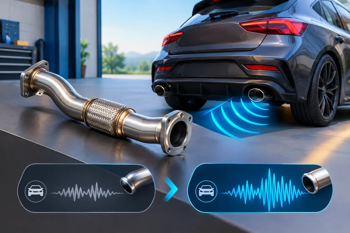 Verandert een downpipe het motorgeluid echt?