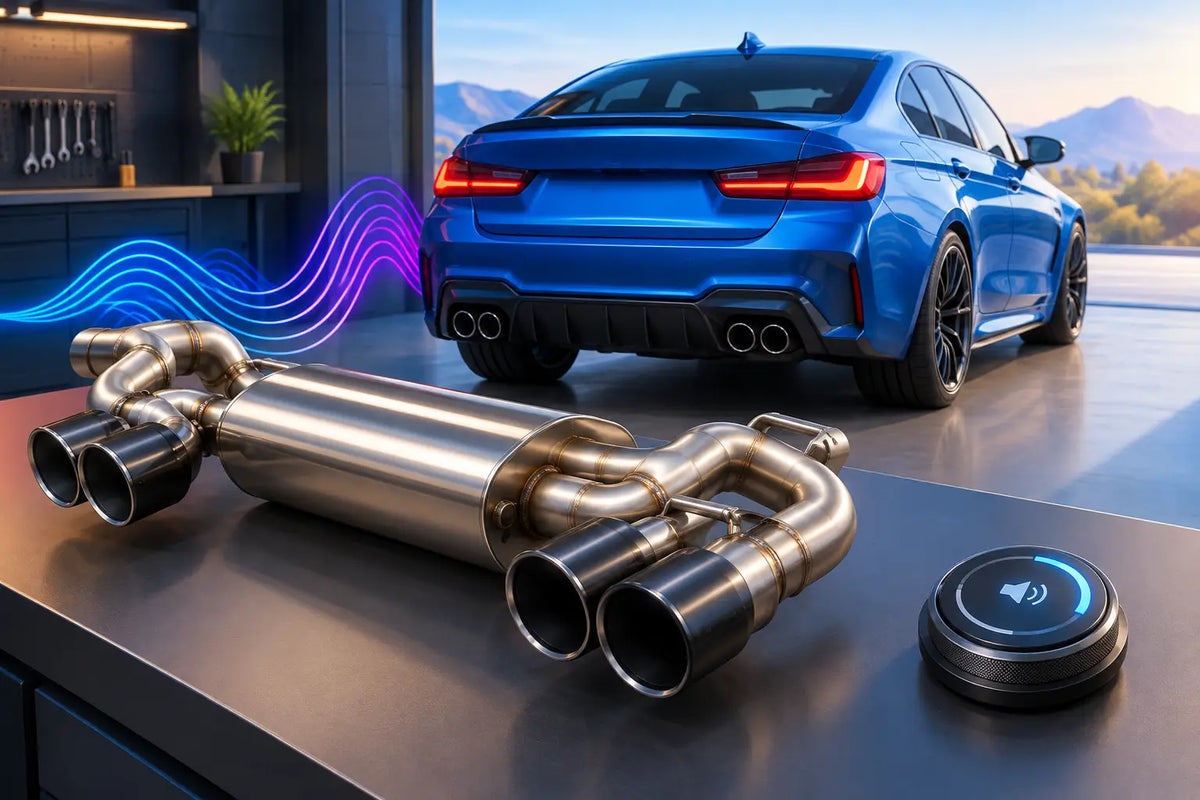 Uitlaatklep auto voor meer sound en controle