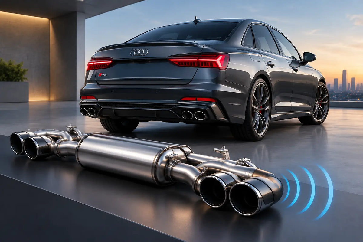 Audi S6 uitlaat voor meer sound en uitstraling