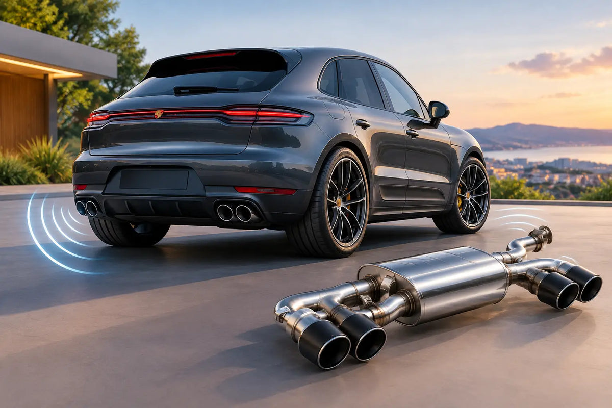 Porsche Macan uitlaat voor meer geluid en uitstraling