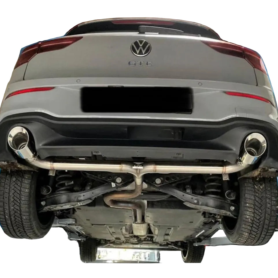 Golf 8 gte pakket diffuser uitlaat einddemper voor trekhaak