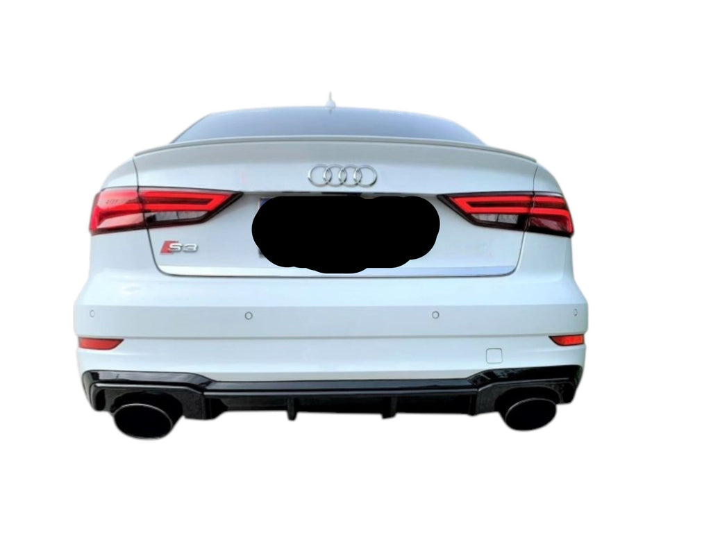 AUDI RS3 Look Diffuser | Voor A3& S3 8V SEDAN | 2016-2019 | S-LINE