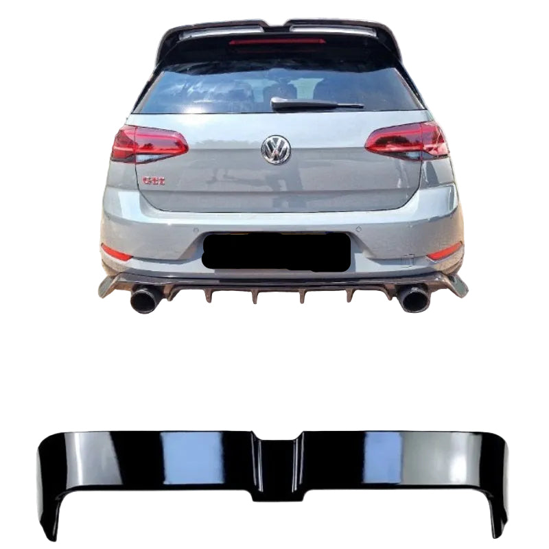 Dakspoiler Golf 7 & 7.5 | Oettinger Design | 2012-2020 | Hoogglans Zwart | voor GTI / GTD / GTE / R