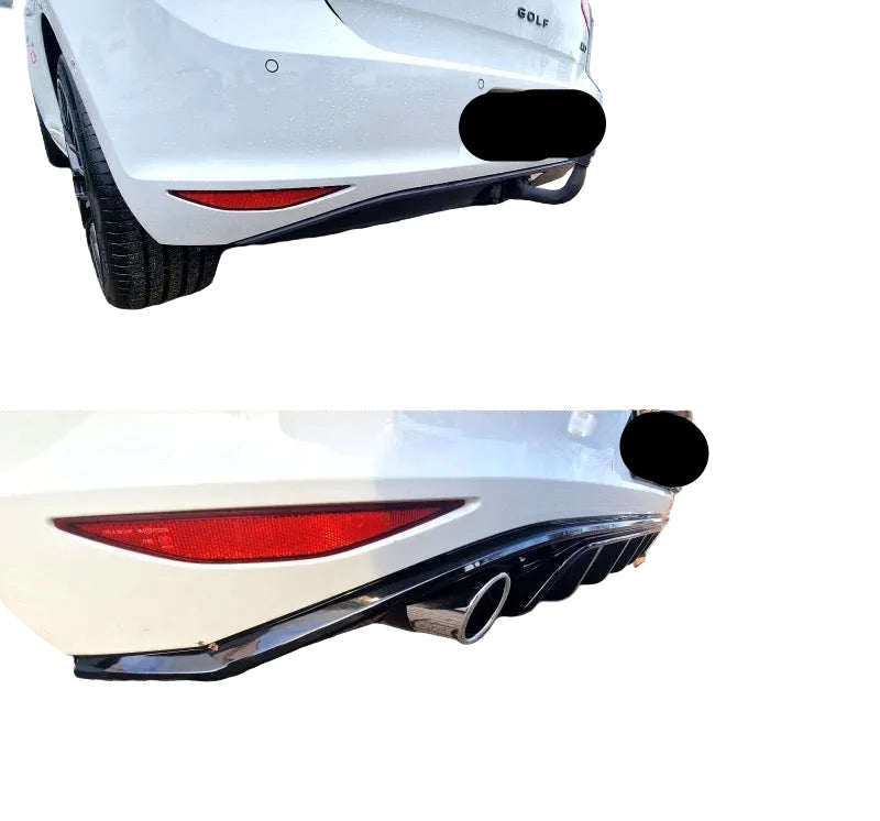 Golf 7 GTI TCR-Look Diffuser | 2012- 2017 | Hoogglans zwart