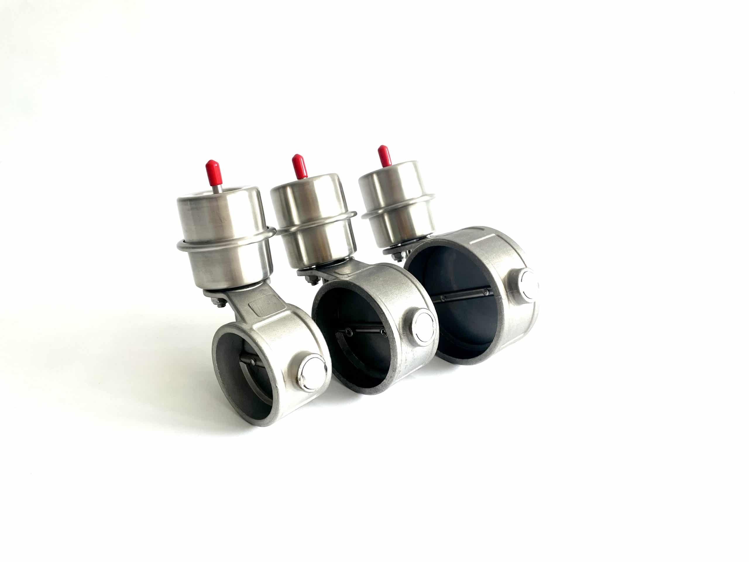 Vacuüm rvs uitlaatklep set