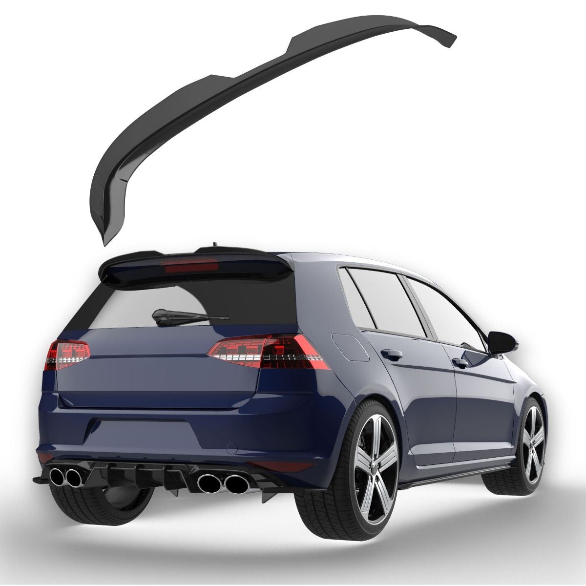 APEX - Dakspoiler geschikt voor Volkswagen Golf Mk7 R/R-Line/GTI (2013–2016) & Mk7.5 R/R-Line/GTI (2017–2020)