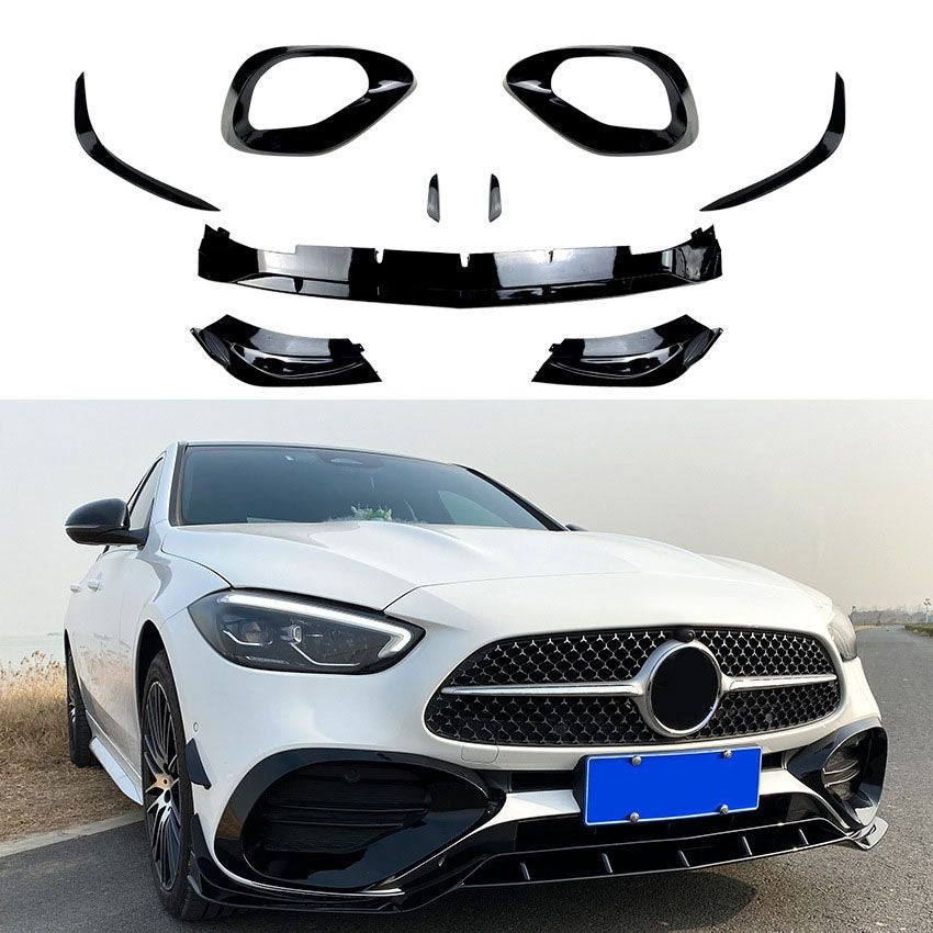 Voorspoiler lip spoiler passend voor W206 S206 C-Klasse AMG Line