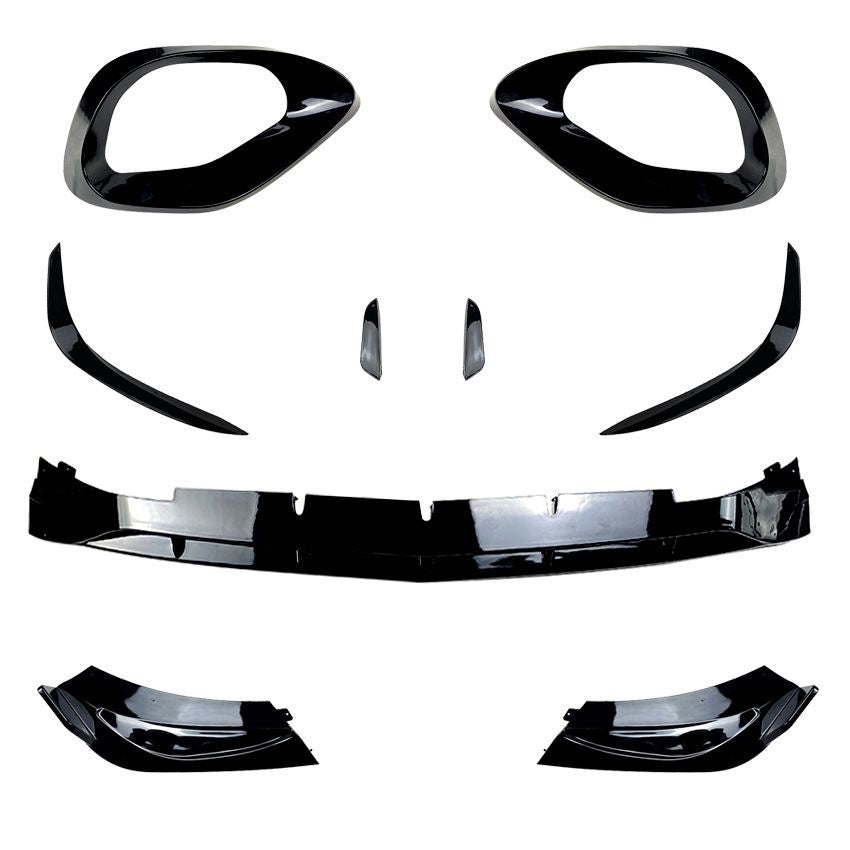 Voorspoiler lip spoiler passend voor W206 S206 C-Klasse AMG Line