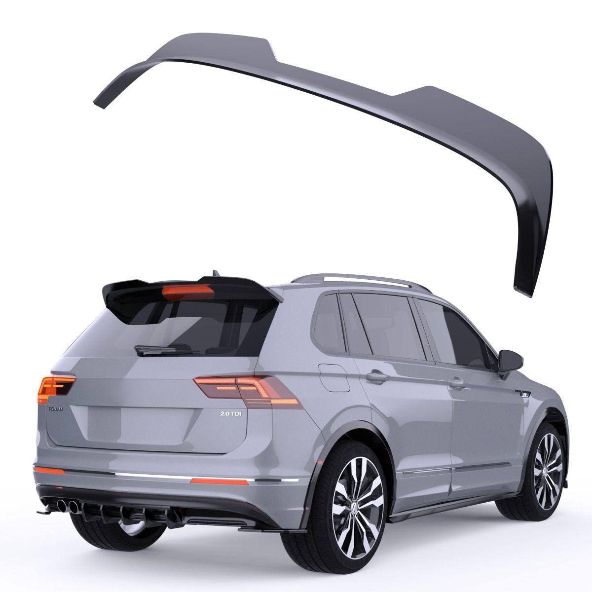 APEX - Dakspoiler geschikt voor Volkswagen Tiguan Mk2 R‑Line (2015–2020)