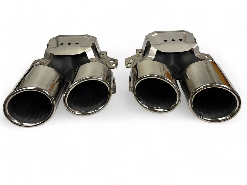 Sport Diffuser geschikt voor Mercedes V167 GLE-Klasse SUV met AMG-Line + uitlaatstukken chrome