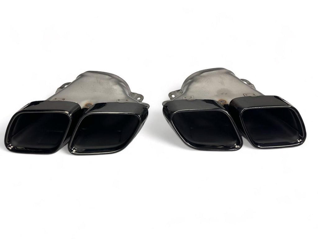 Sport Diffuser geschikt voor Mercedes V167 GLE-Klasse SUV met AMG-Line + uitlaatstukken zwart