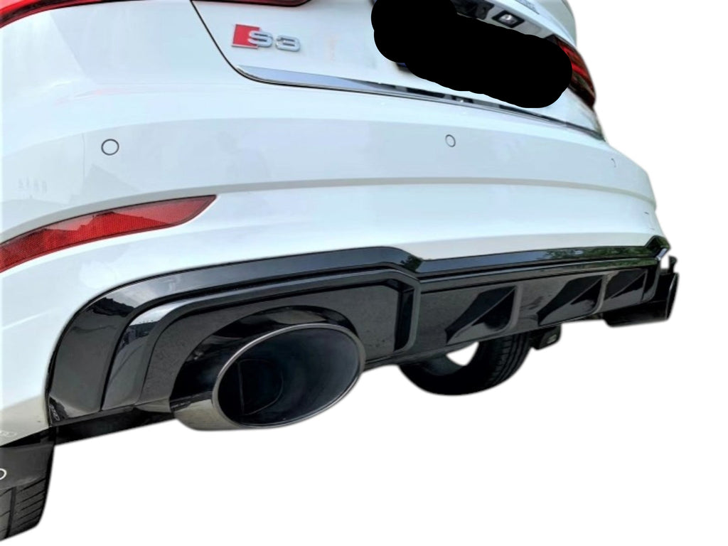 AUDI RS3 Look Diffuser | Voor A3& S3 8V SEDAN | 2016-2019 | S-LINE
