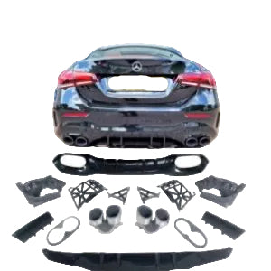 Mercedes-Benz A-Class SEDAN A45 S AMG Look Diffuser W177