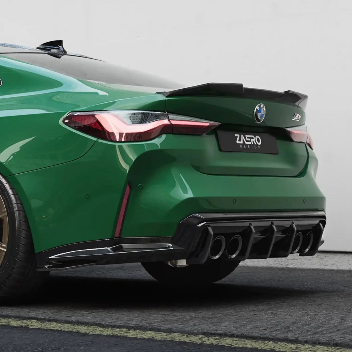 ZAERO Design BMW M3 G80 G81 en M4 G82 G83 diffuser detail