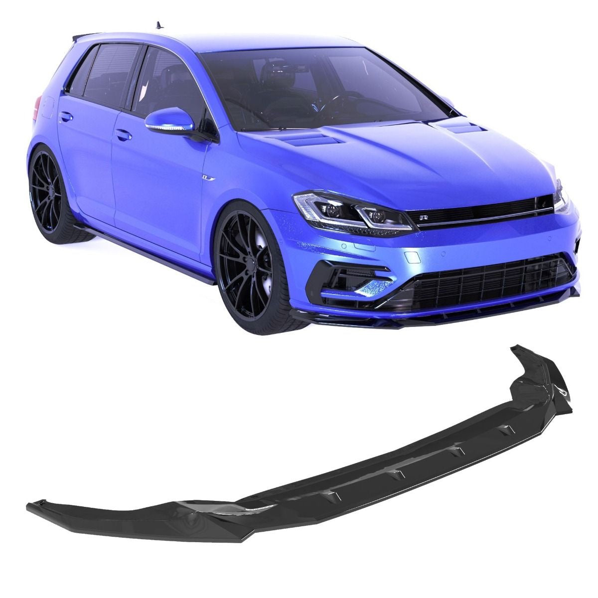 APEX - Voorsplitter passend voor Volkswagen Golf Mk7.5 R / R-Line (2016–2020)