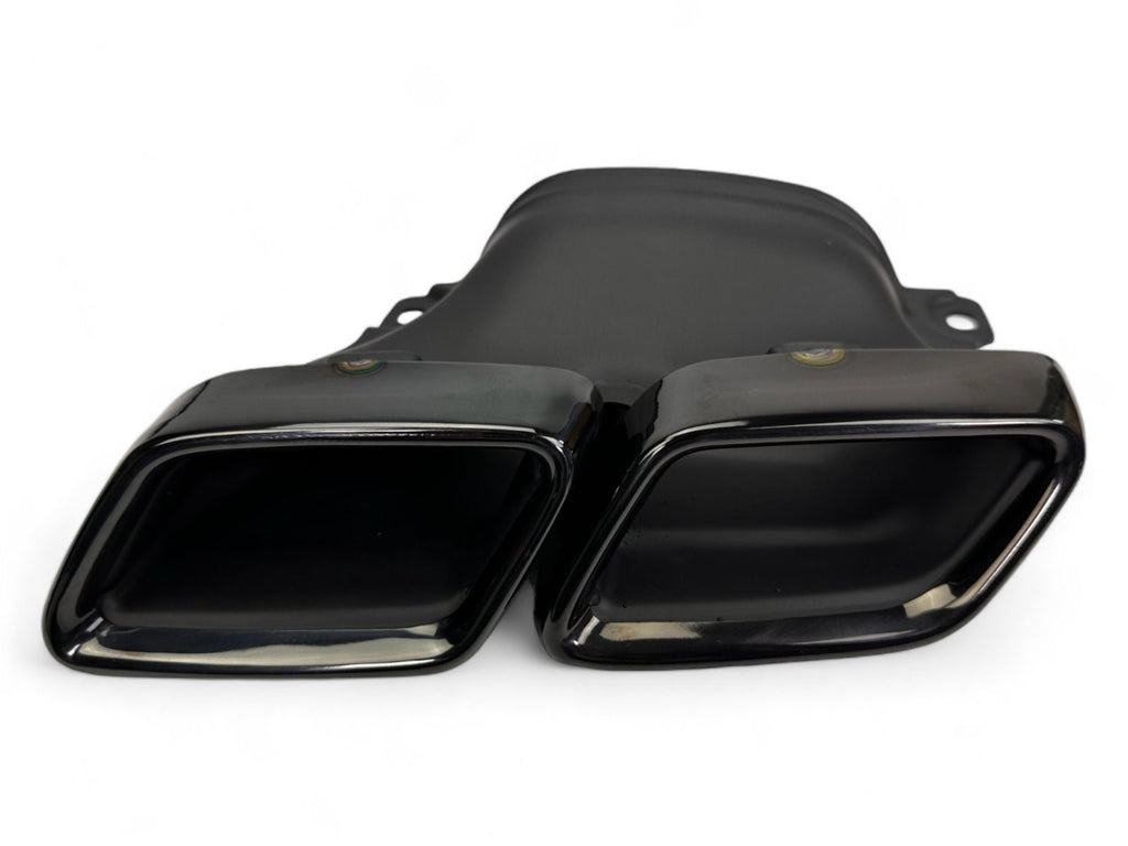 Diffuser + Uitlaatstukken (zwart) geschikt voor Mercedes S-kl. C217 A217 | 2014-2020