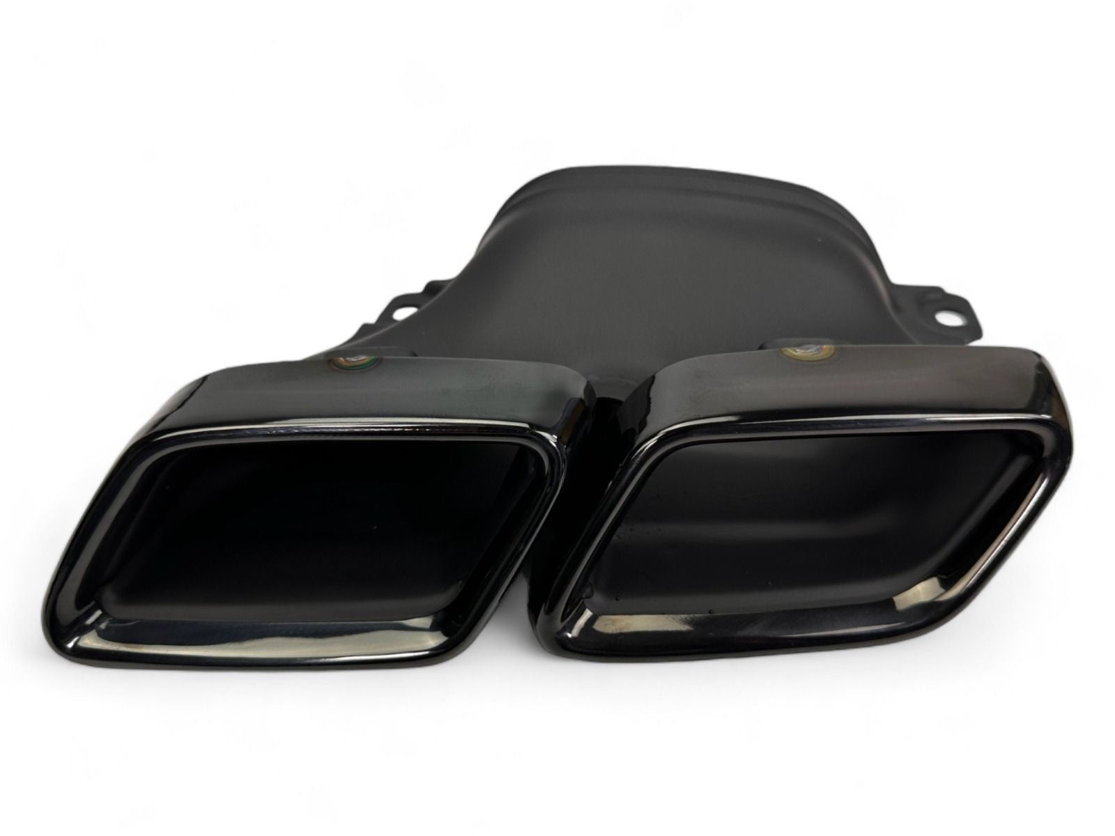 Diffuser + Uitlaatstukken (zwart) geschikt voor Mercedes S-kl. C217 A217 | 2014-2020