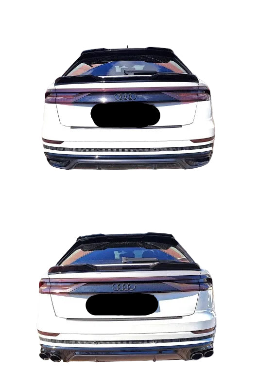 Audi SQ8 diffuser voor S line Achterbumper | 2018-2024 | black edition |