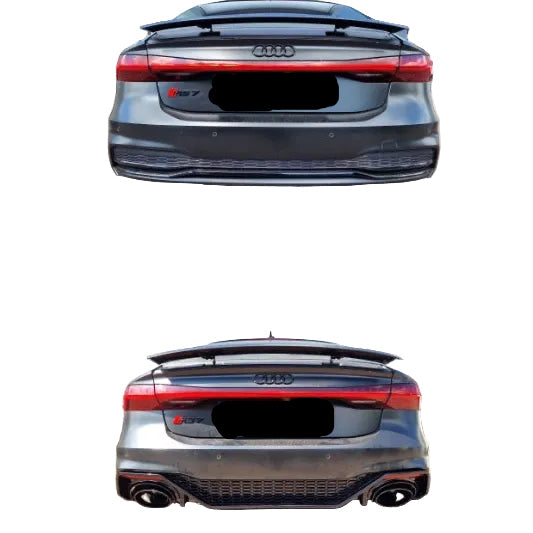AUDI RS7 A7 4K8 Diffuser | Hoogglans zwart | 2018 – 2023