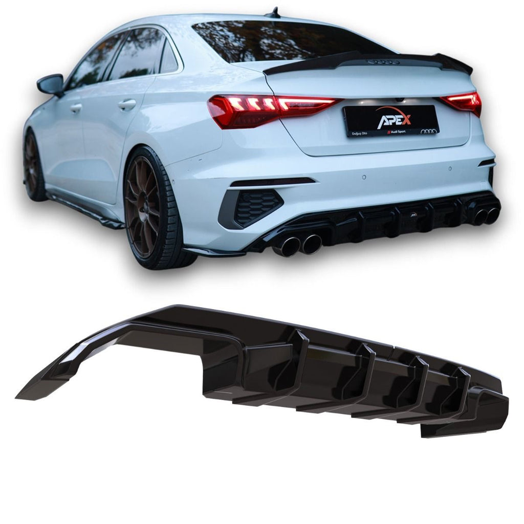 APEX - Diffuser geschikt voor Audi S3 8Y Sedan (2020-2024)