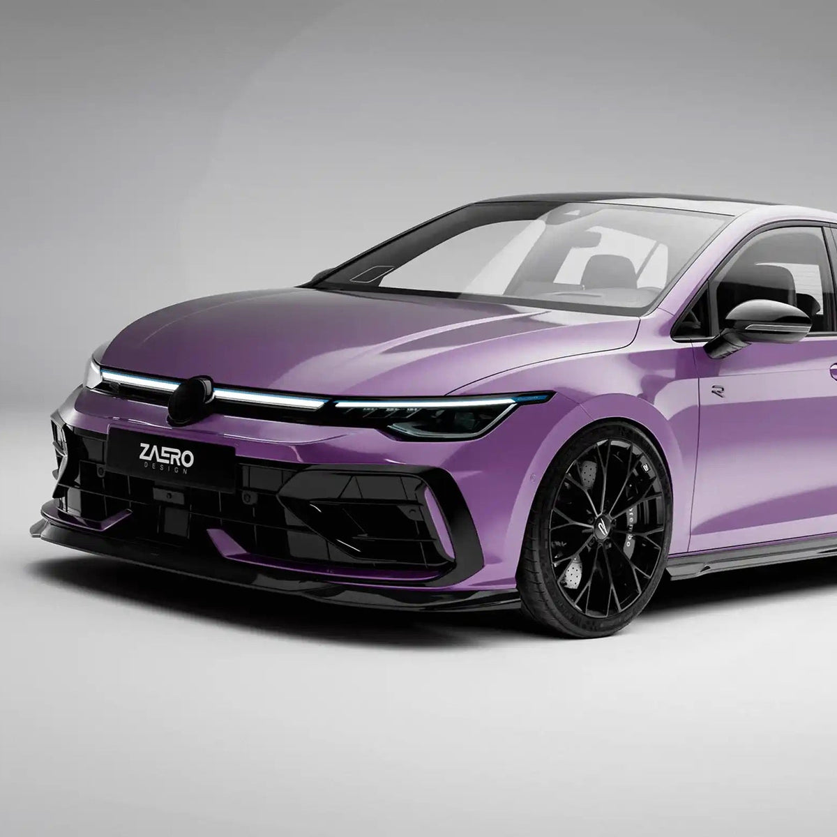 ZAERO Design Front Splitter - VW Golf 8.5 R | CPPerformance