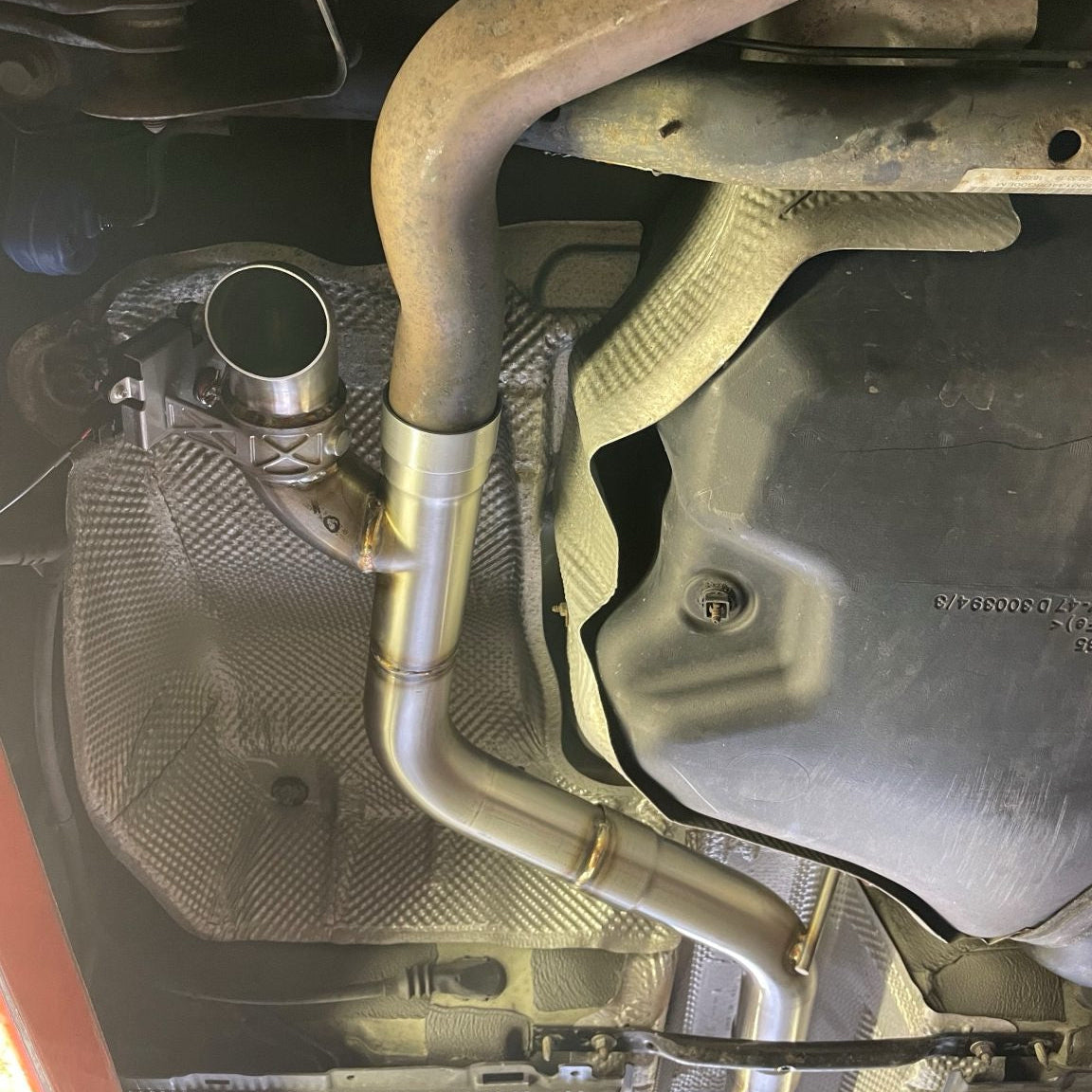 Golf 7 GTI midden demper delete/vervanger met uitlaatklep