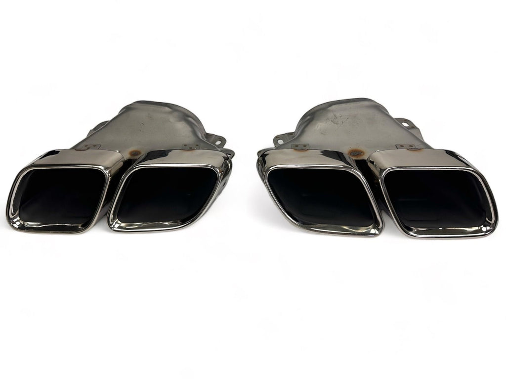 Sport Diffuser geschikt voor Mercedes V167 GLE-Klasse SUV met AMG-Line + uitlaatstukken chrome
