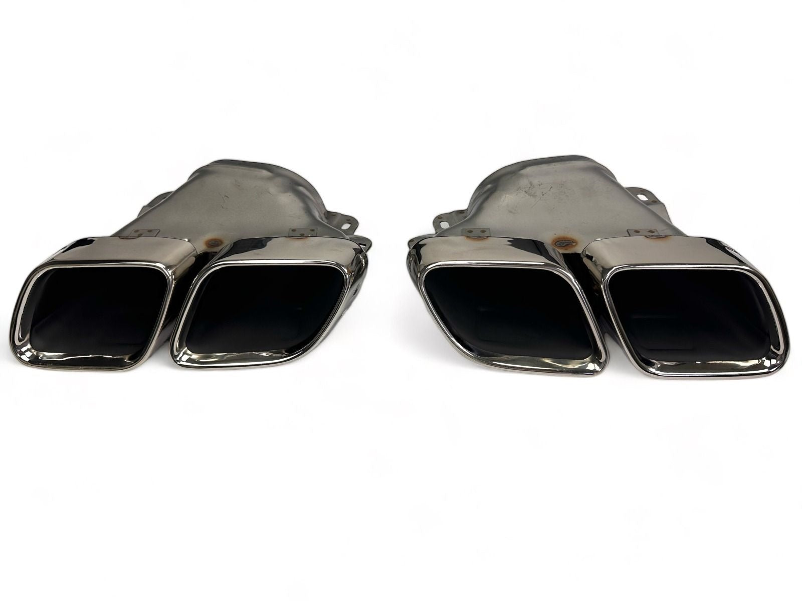 Sport Diffuser geschikt voor Mercedes V167 GLE-Klasse SUV met AMG-Line + uitlaatstukken chrome