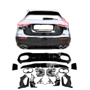 Mercedes-Benz A-Class A45 S AMG Look Diffuser W177 | 2018 – 2022
