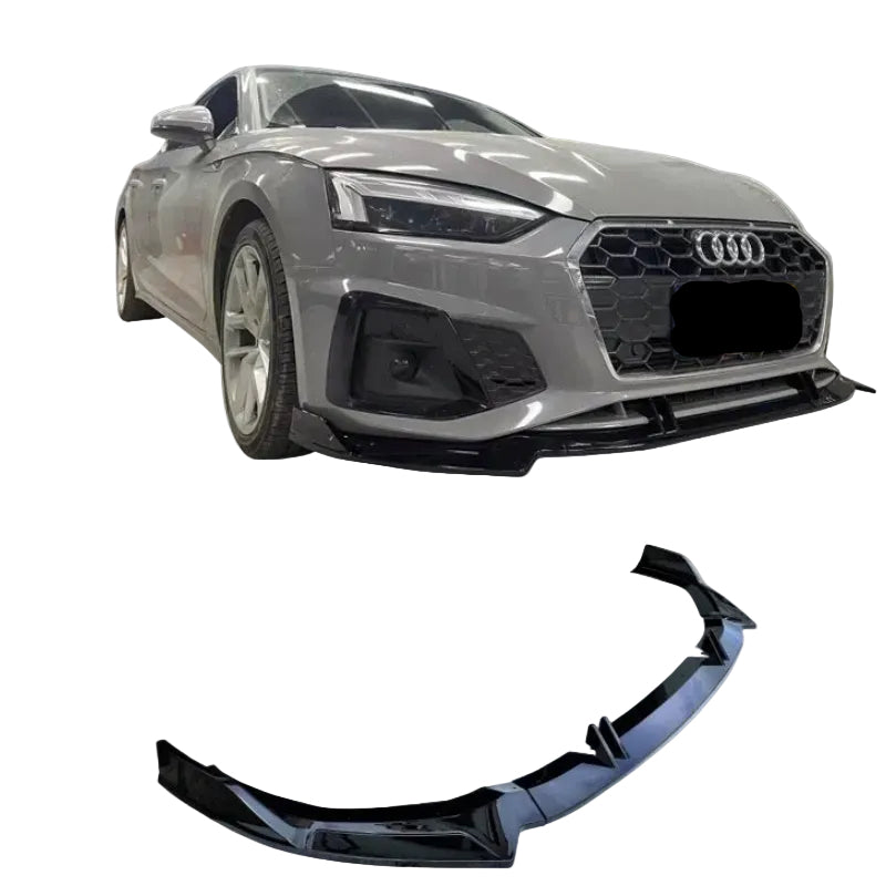 A5 S5 frontspoiler | Hoogglans zwart | 2020 – 2024 | s-line