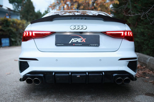 APEX - Diffuser geschikt voor Audi S3 8Y Sedan (2020-2024)