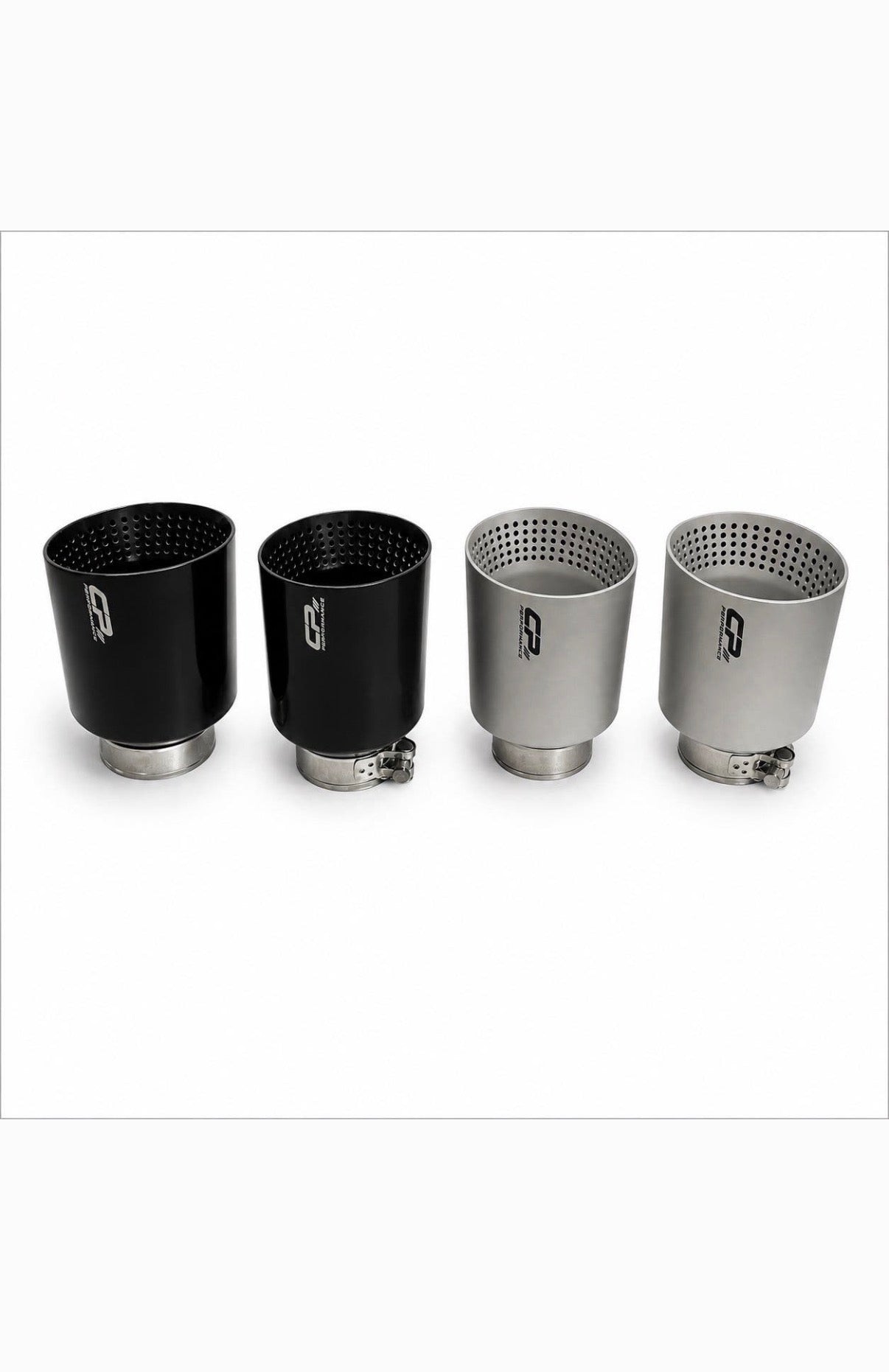 CPPerformance Akrapovic Look Sierstukken 101mm – RVS
