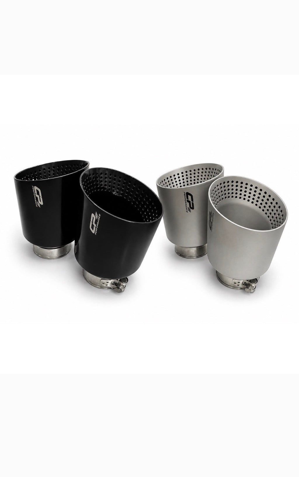 CPPerformance Akrapovic Look Sierstukken 101mm – RVS
