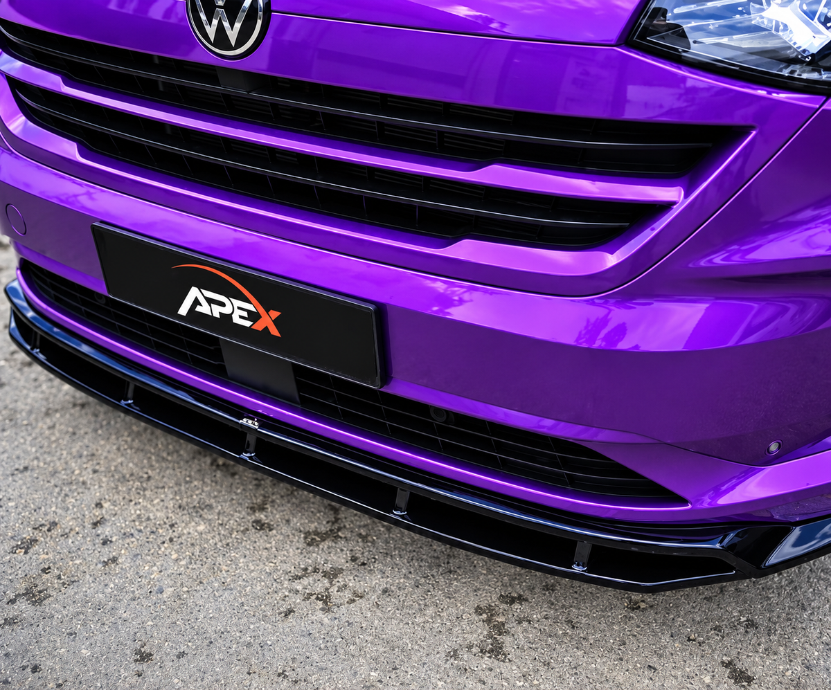 APEX frontsplitter Volkswagen Transporter T7 2022+ paars detail