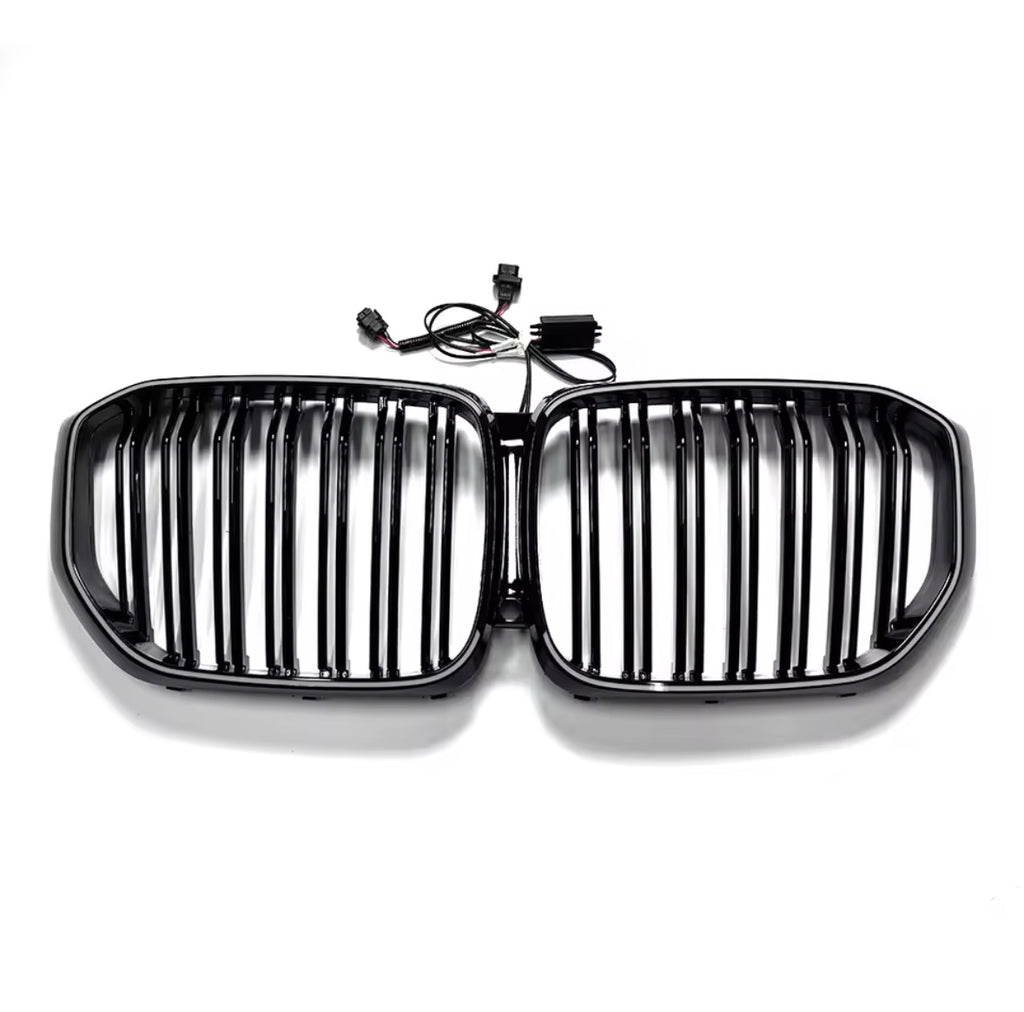 BMW X5 G05 hoogglans zwarte verlichte grille met bekabeling
