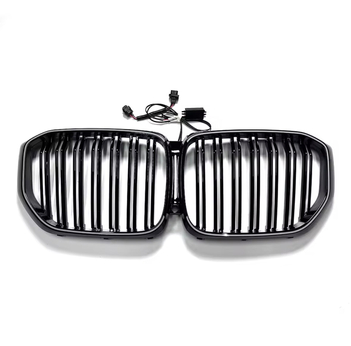 BMW X5 G05 hoogglans zwarte verlichte grille met bekabeling