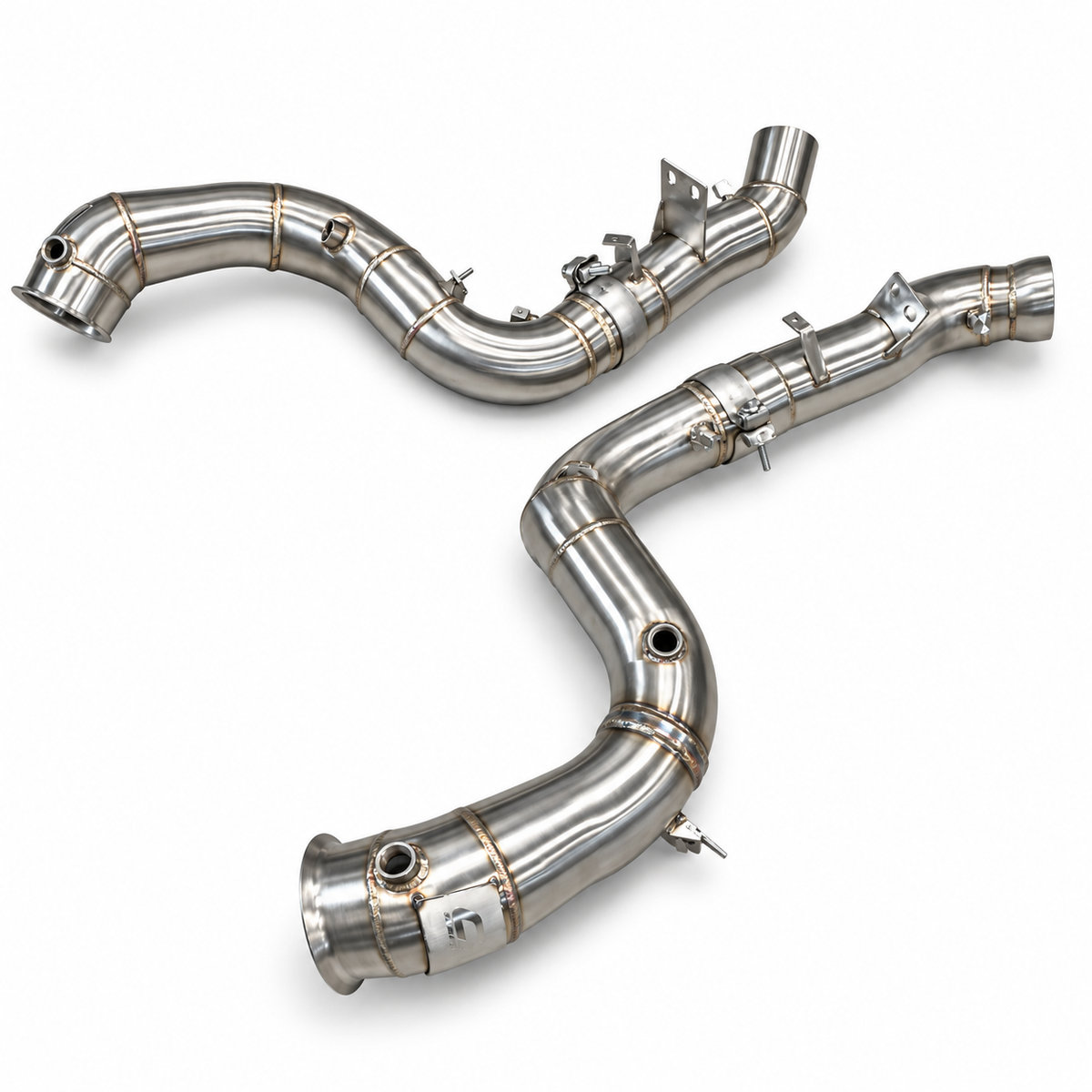 Mercedes GLE 63 AMG catless downpipes 2018 tot heden - tweede aanzicht