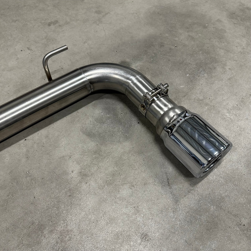 Volkswagen Golf 7 GTE einddemper delete RVS sierstuk