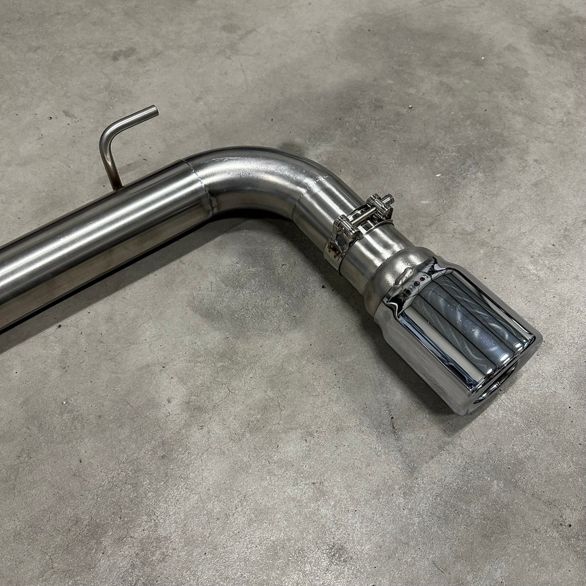 Volkswagen Golf 7 GTE einddemper delete RVS sierstuk