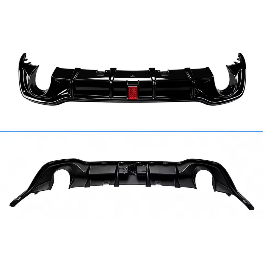 Golf 8 GTI GTE R-Line diffuser – voor- en achterzijde