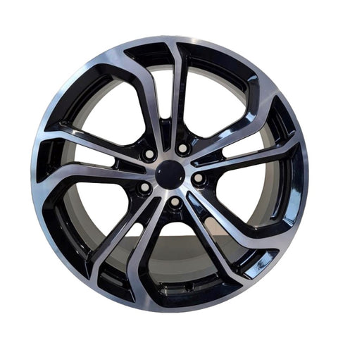 vw golf 7 tcr look velg black polished