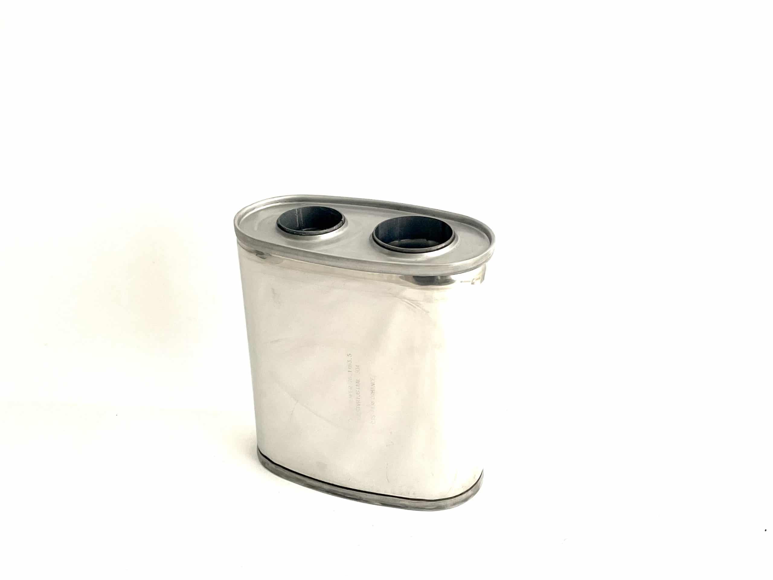 RVS Kleppendemper | Ø 76,1 – 63,5 mm