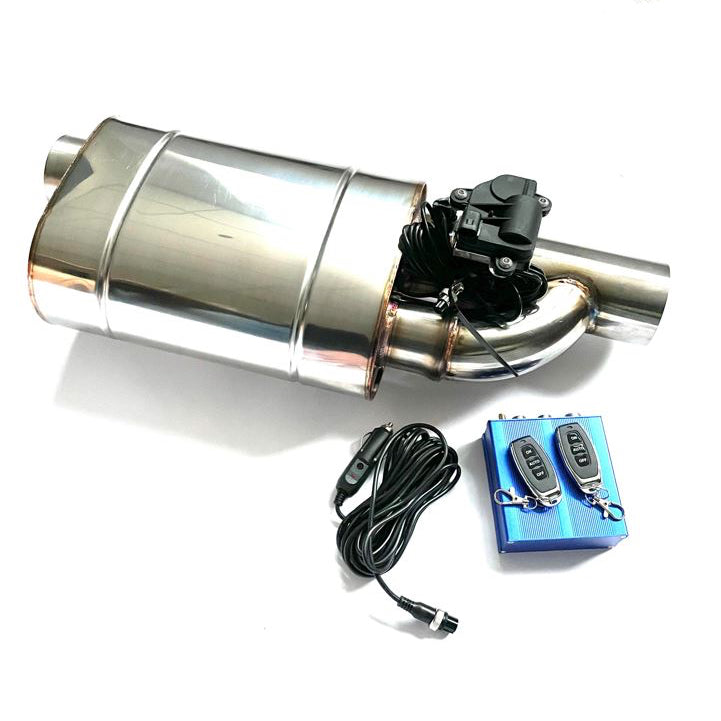 RVS Kleppendemper met elektrische klep en besturing | Ø 63,5 – 50,8 mm