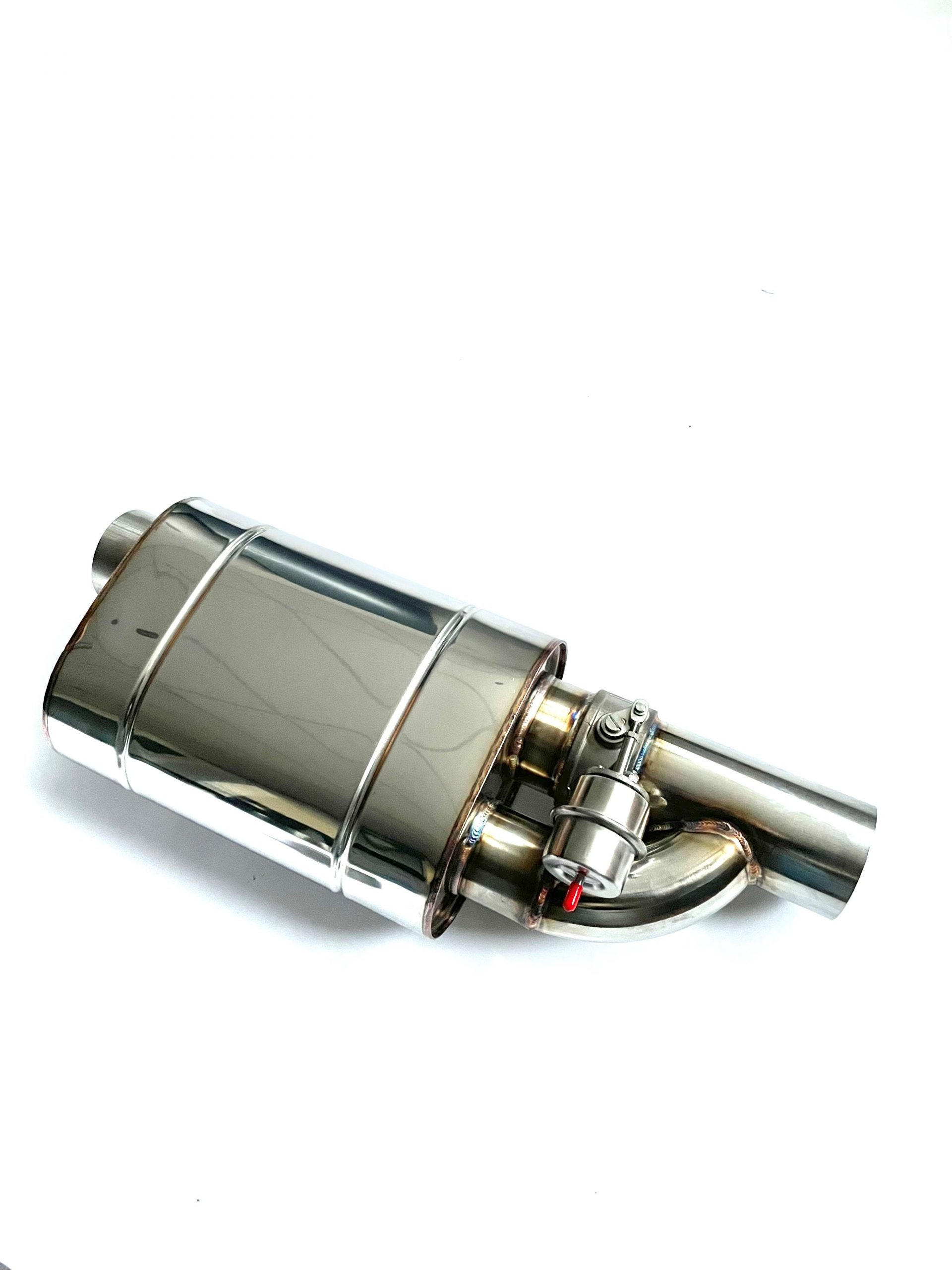 RVS Kleppendemper met vacuüm klep en besturing | Ø 63,5 - 50,8 mm