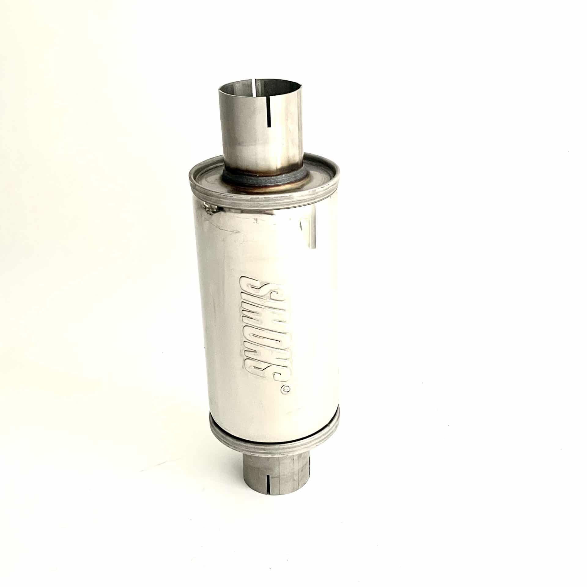 Uitlaat demper tubex Ø 63.5 | Ø 100 | 625 mm lang
