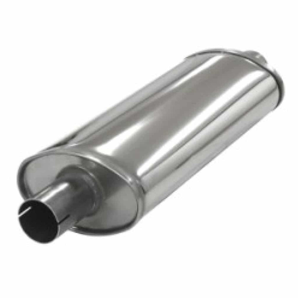 Uitlaat demper big Ø 63.5 | 115/185 | 420 mm lang