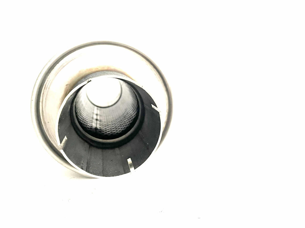 Uitlaat demper tubex Ø 63.5 | Ø 100 | 625 mm lang