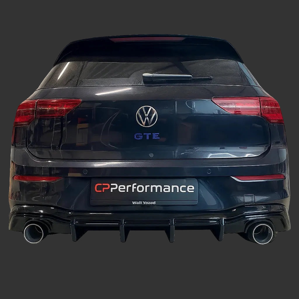 Volkswagen Golf 8 GTE GTI GTD R-Line diffuser