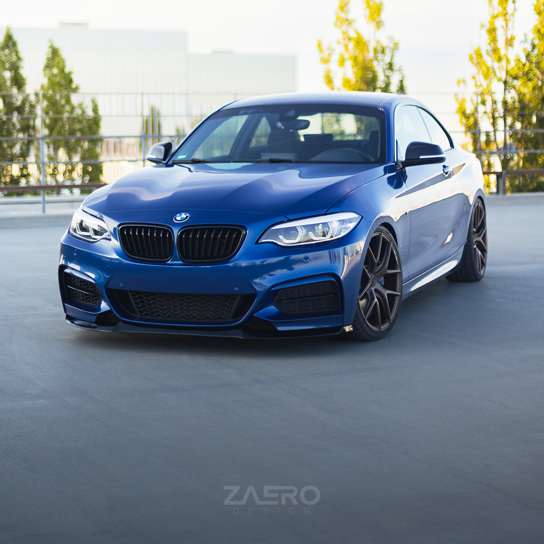 ZAERO Design front splitter BMW 2 Serie F22 F23