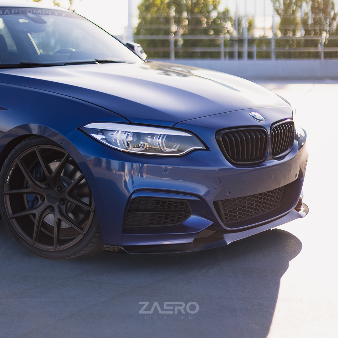 ZAERO Design front splitter BMW 2 Serie F22 F23
